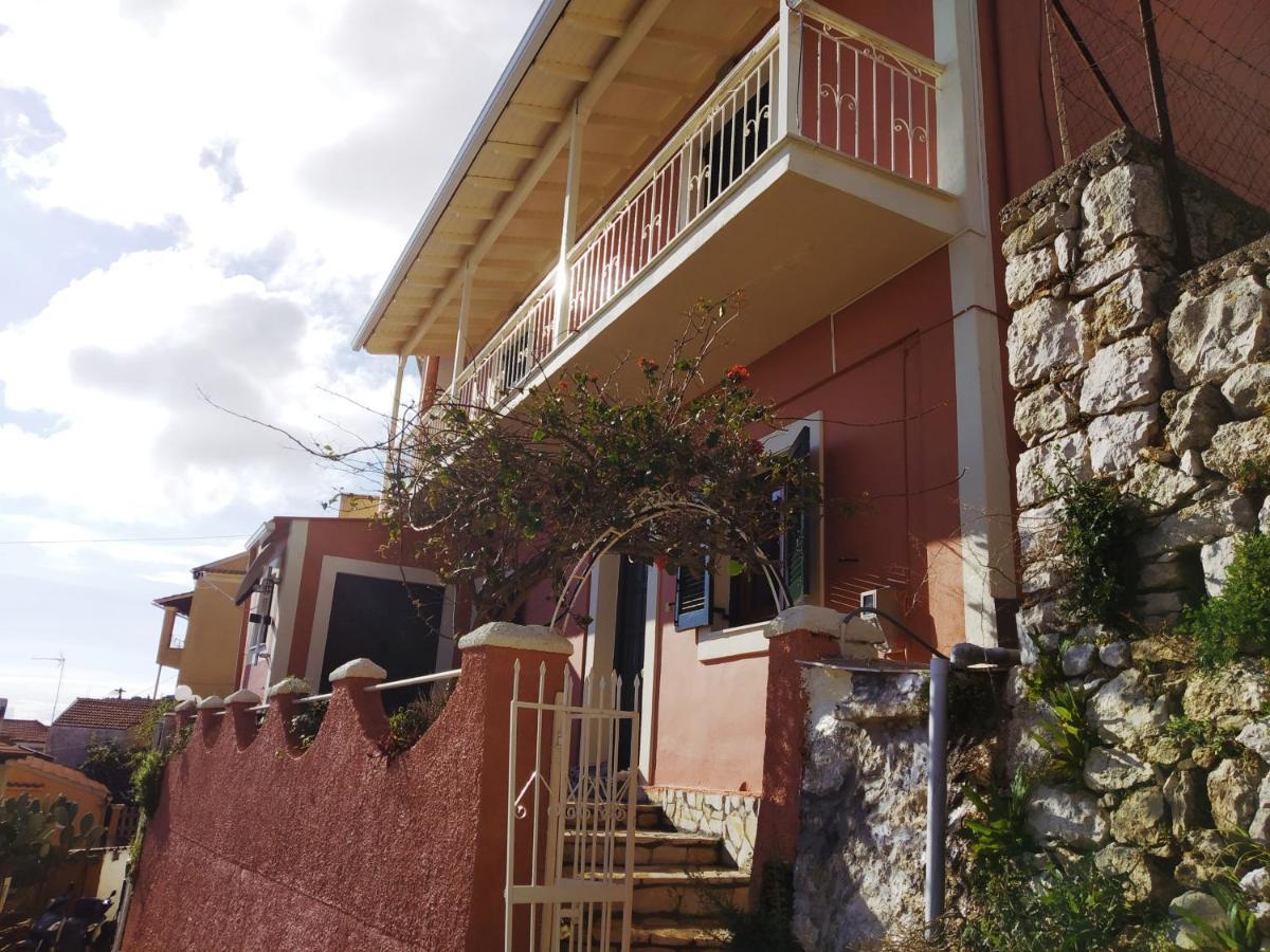 Traditional Panoramic Sea View House Lákones Exterior foto