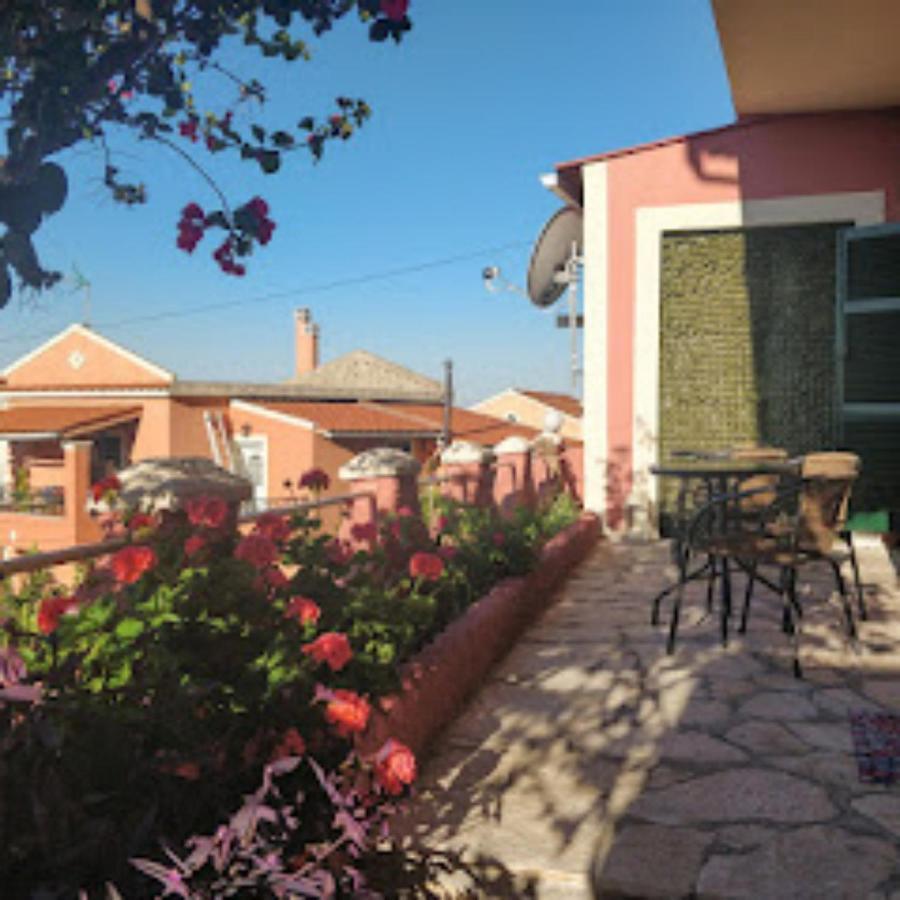 Traditional Panoramic Sea View House Lákones Exterior foto