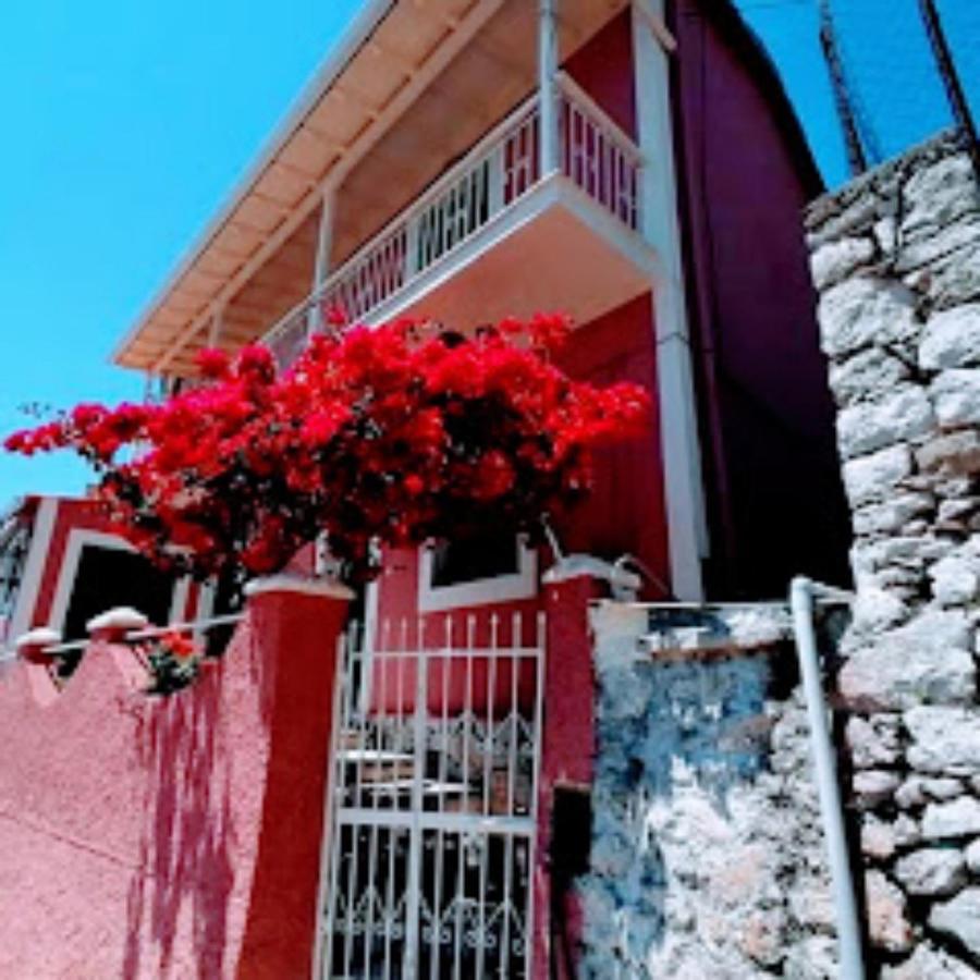 Traditional Panoramic Sea View House Lákones Exterior foto